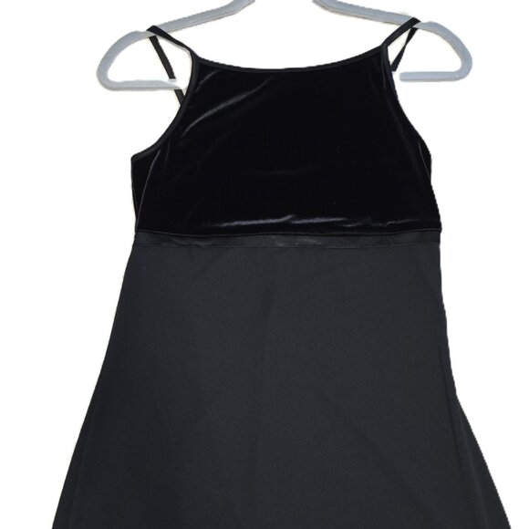 BYER TOO! sz M Vintage Y2K 90s Maxi Formal Dress Gown Gothic Romantic Velvet Top - Picture 2 of 11